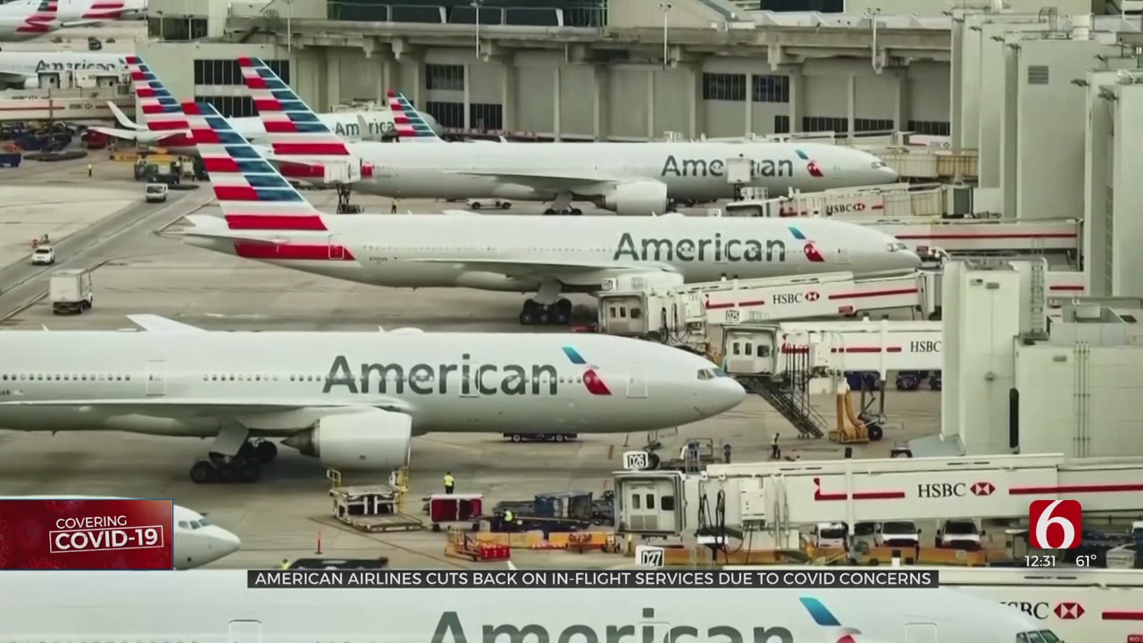 American Airlines Cuts Back On In-Flight Services Due To COVID-19 Concerns