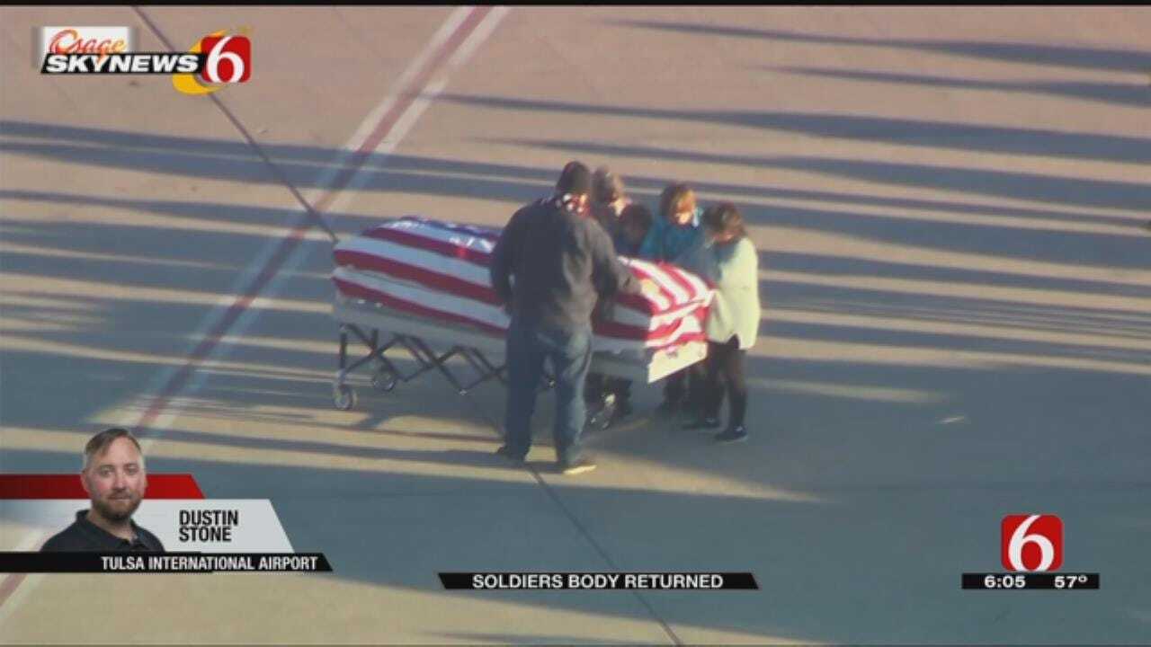 Fallen Soldier Returns Home After Landing In Tulsa