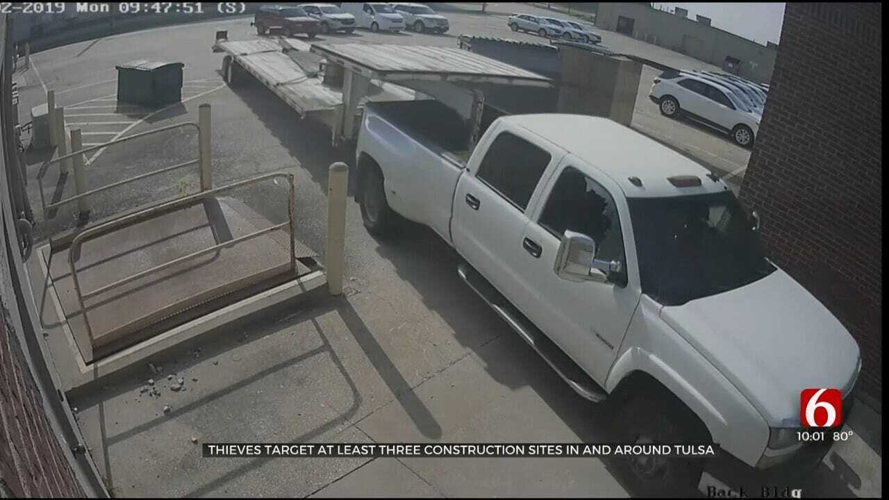 Thieves Target Several Tulsa Construction Companies