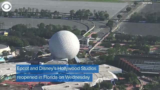 Epcot, Disney's Hollywood Studios In Florida Reopen
