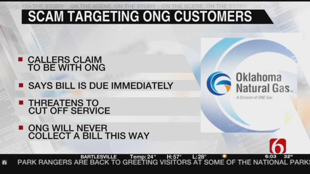 Oklahoma Natural Gas Customers Targeted By Scammers
