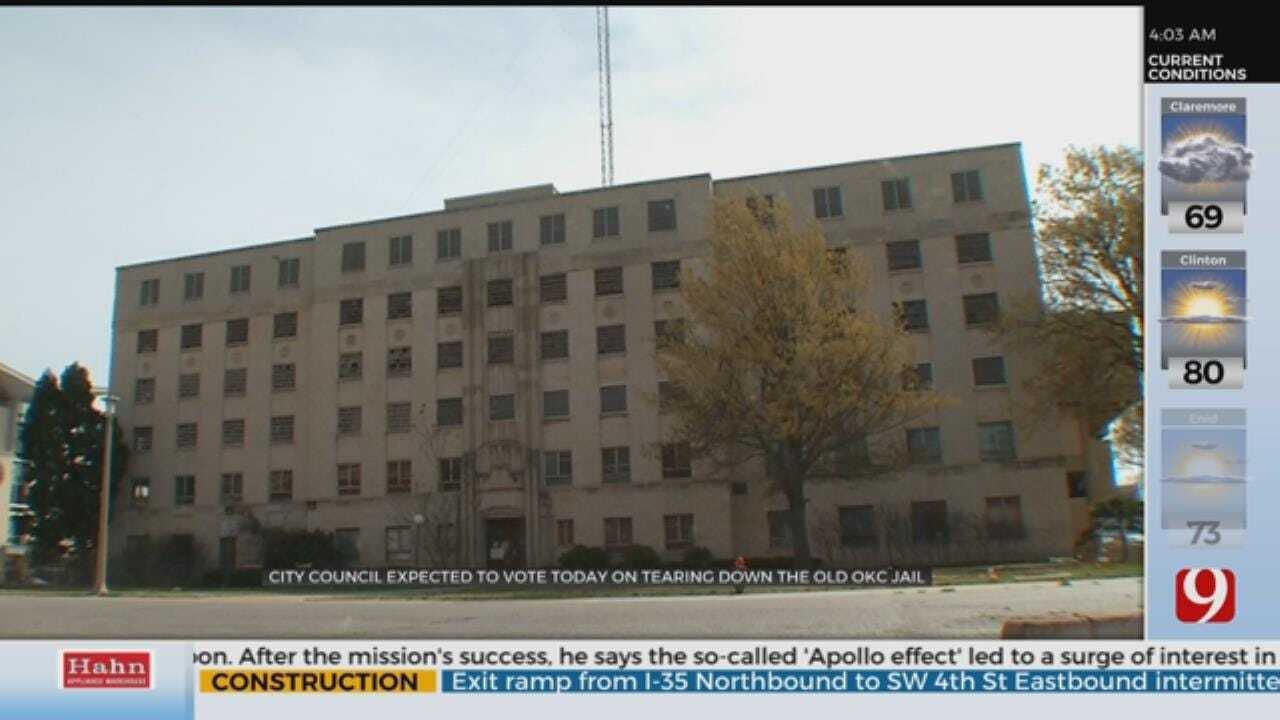 City Council Expected To Vote On Tearing Down Old OKC Jail