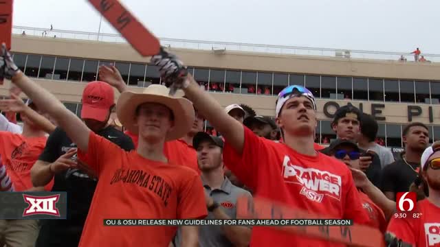 OU, OSU Release New Guidelines For Fans Ahead Of Football Season   