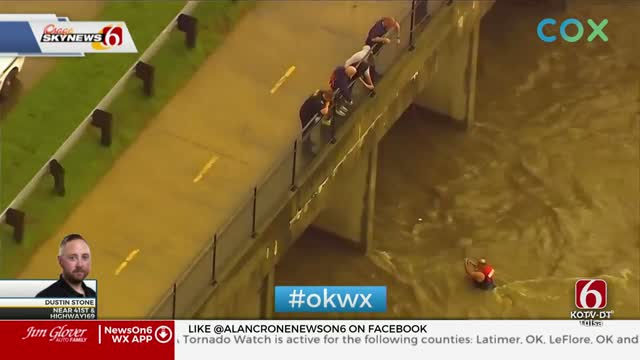 WATCH: First Responders Save 2 Men From High Waters