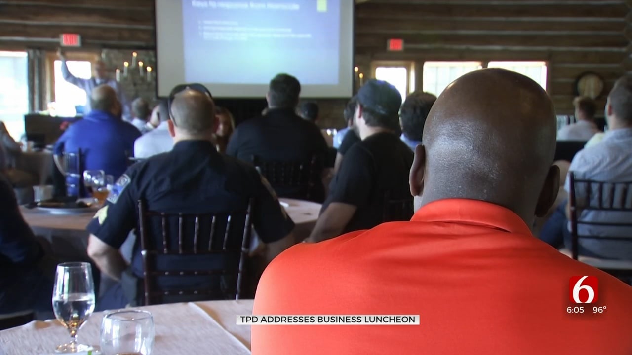 Business Owners Learn About Tulsa Police Homicide Unit At Leadership Event