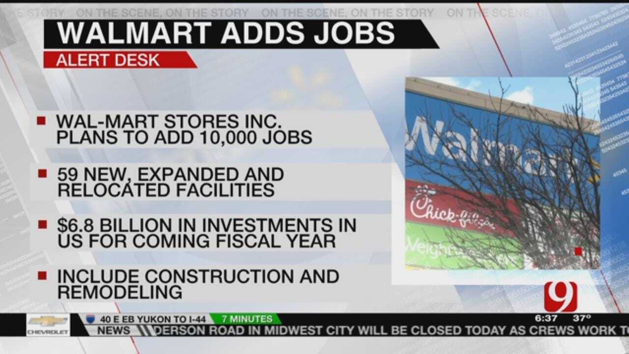 Wal-Mart Announces New Jobs All Over The Nation