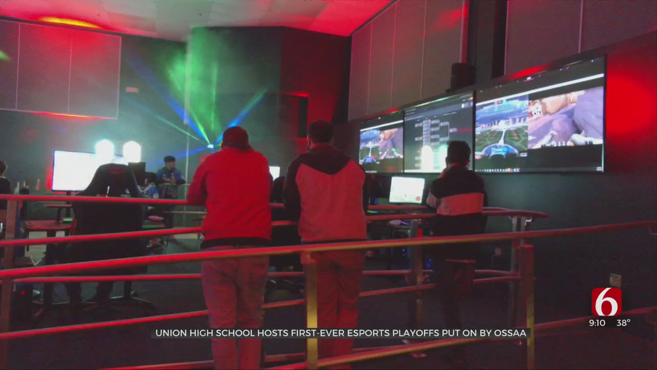 Union High School Hosts The 1st eSports Playoffs Put On By OSSAA