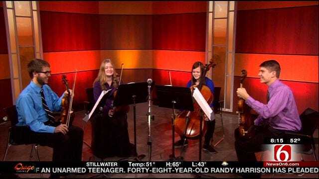 Quartet From Tulsa Youth Symphony Orchestra Performs On 6 In The Morning