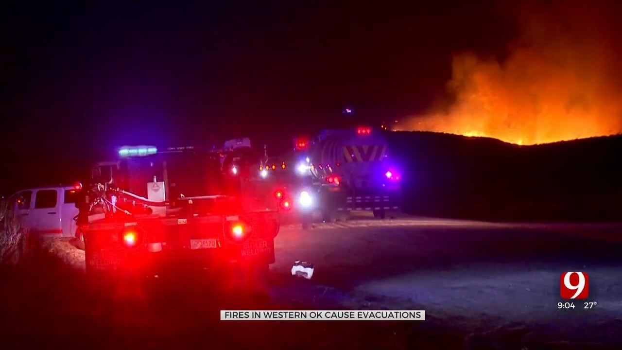 100,000 Acres Burned, Firefighter Injured: The Latest On Western Okla. Wildfires