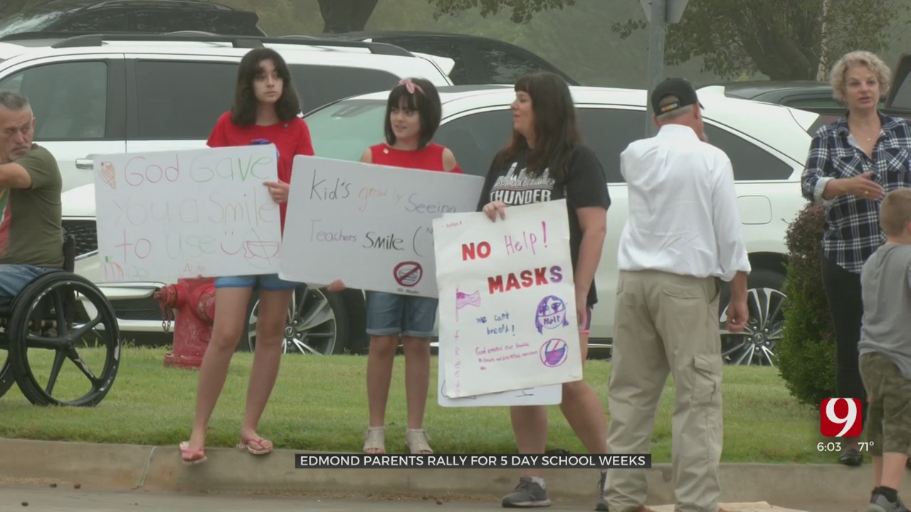 Edmond Public Schools Parents Rally For 5-Day School Week