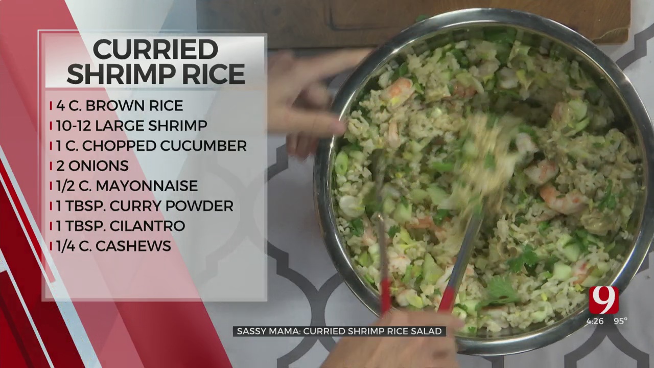 Curried Shrimp Rice Salad 