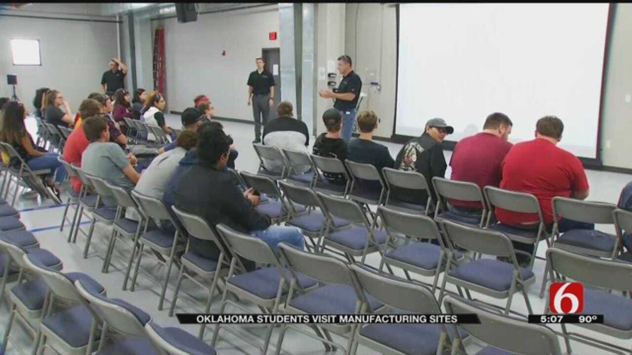 Oklahoma Students Learn About Benefits Of Factory Jobs