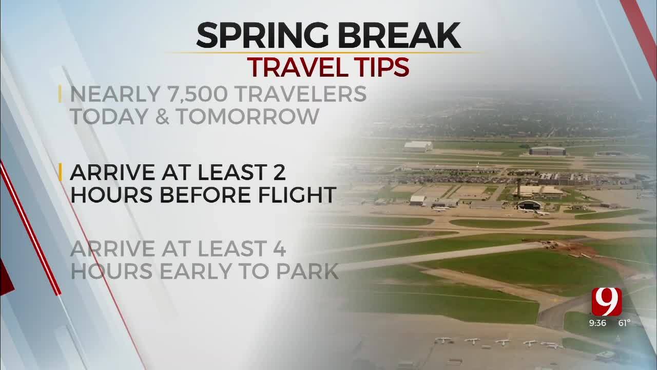 Surge Of Travelers At Will Rogers World Airport For Spring Break
