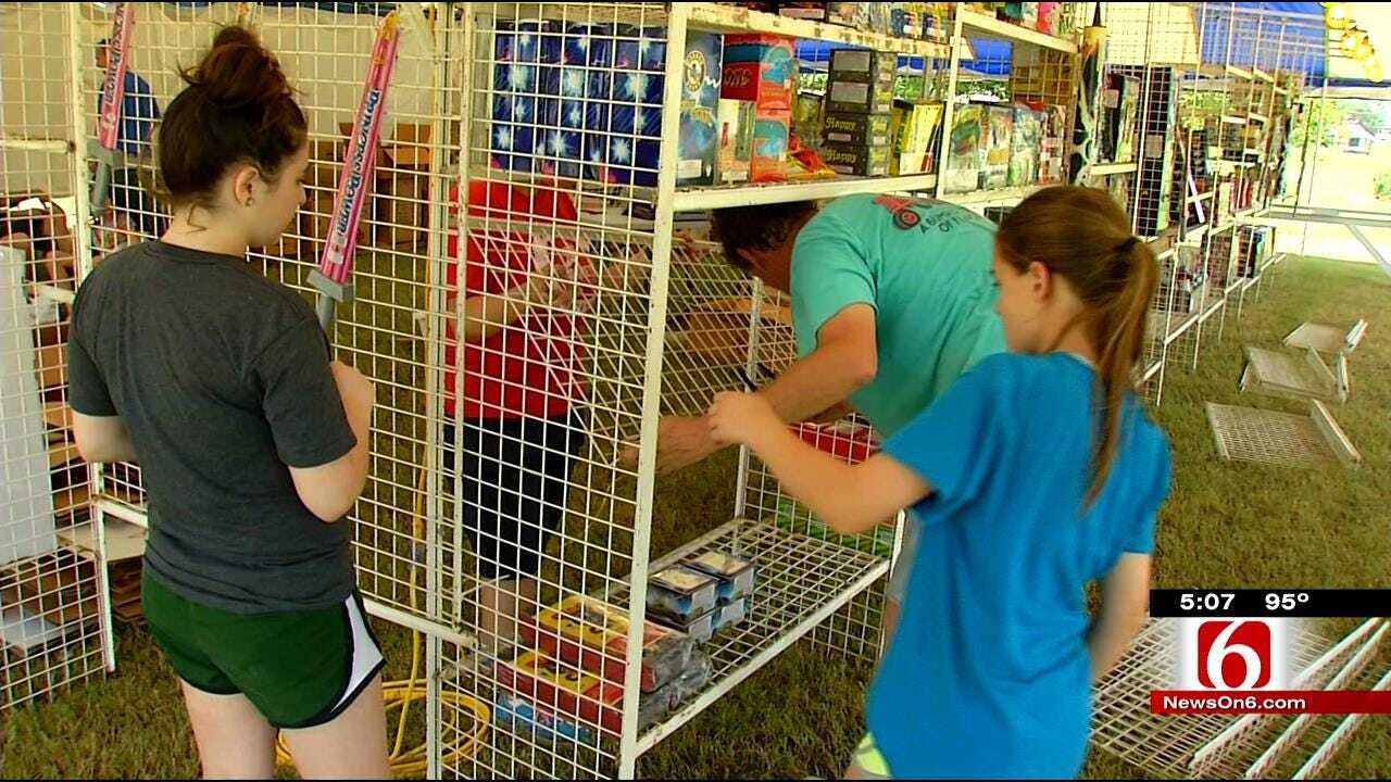 Firework Stands Open Up Outside Tulsa City Limits