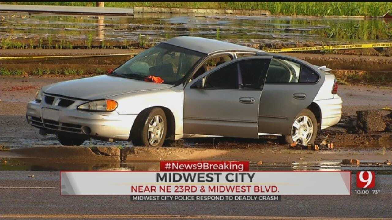 1 Dead Following 2-Vehicle Crash In Midwest City