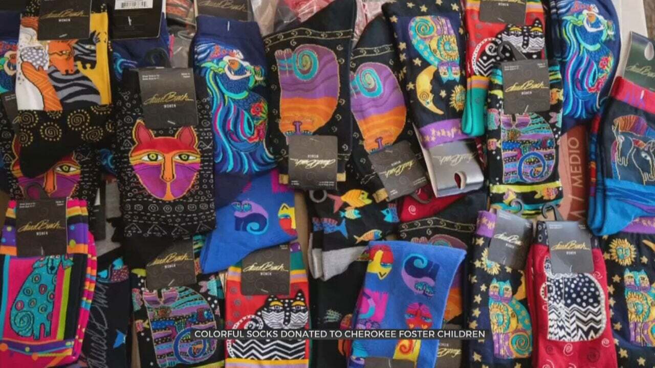 Over 1,000 Pairs Of Socks Donated To Cherokee Foster Children 