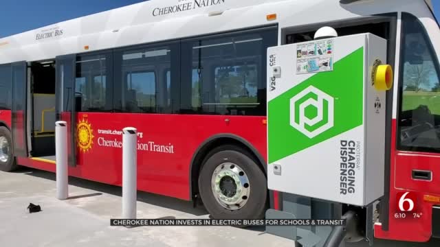 Cherokee Nation Invests In Electric Buses For Schools, Transit Service 