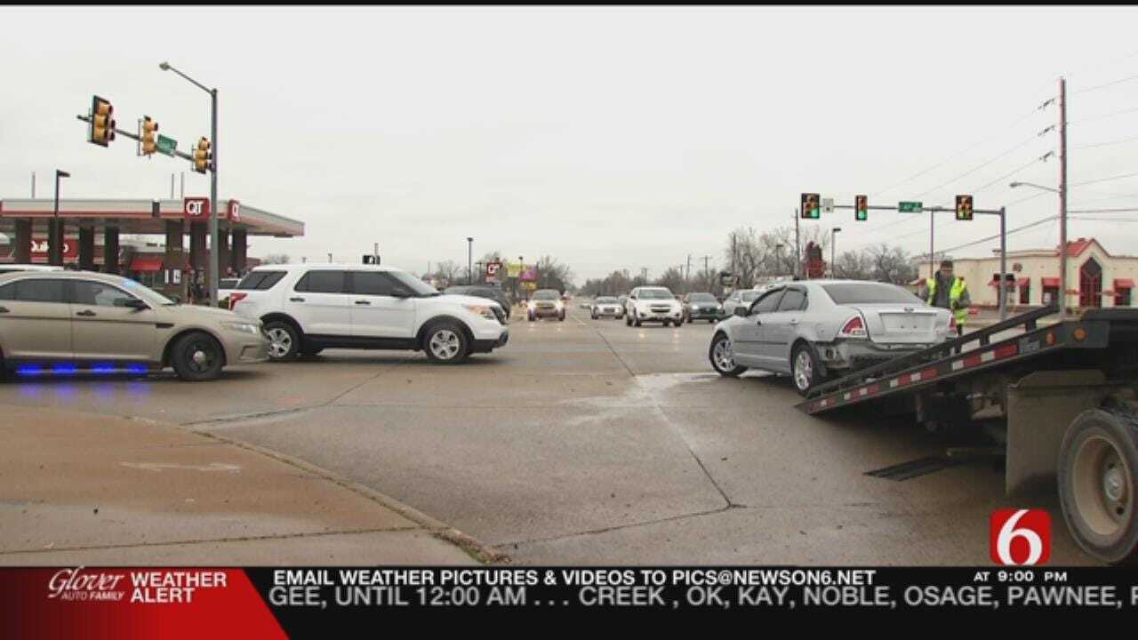 Tulsa Chase Suspect Crashes Stolen Truck