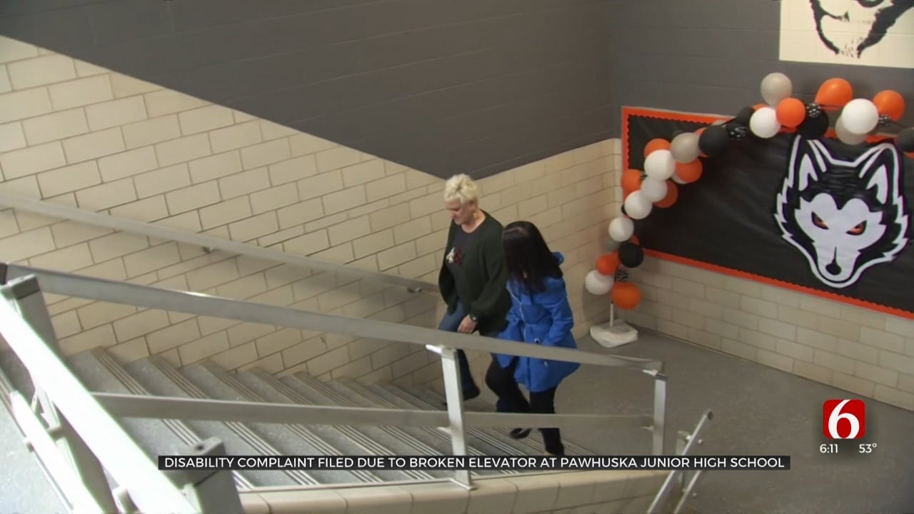 Disability Complaint Filed Due To Broken Elevator At Pawhuska Junior High School