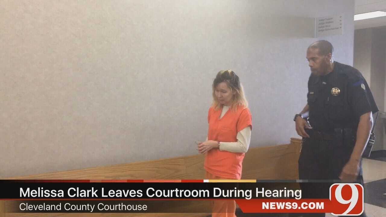 WEB EXTRA: Melissa Clark Leaving Courtroom During Lunch Recess