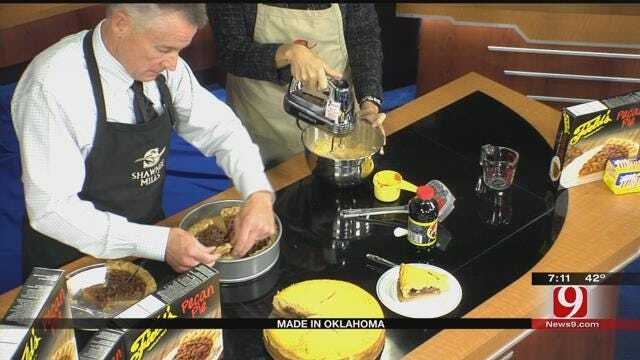 Made In Oklahoma: Pumpkin Cheesecake With Pecan Pie