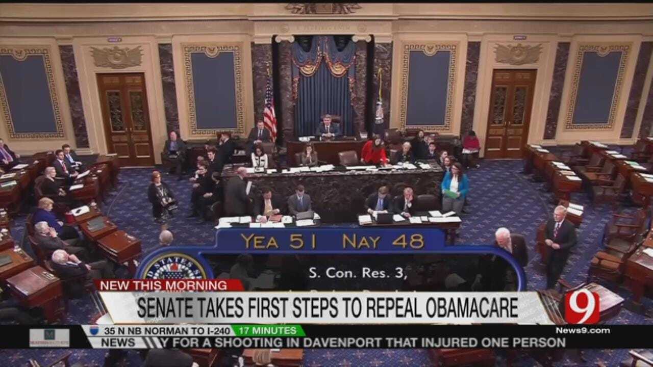 Republican-Led Senate Takes First Step To Repeal 'Obamacare'