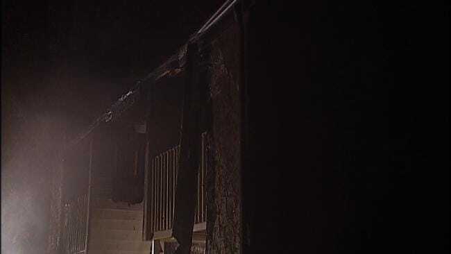 WEB EXTRA: Video From Scene Of Tulsa Apartment Complex Fire