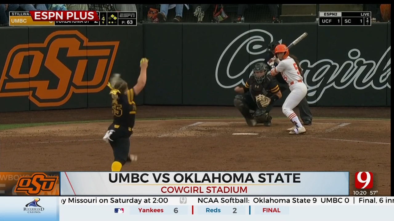 OSU Cowgirls Softball Takes Care Of Terriers 9-0
