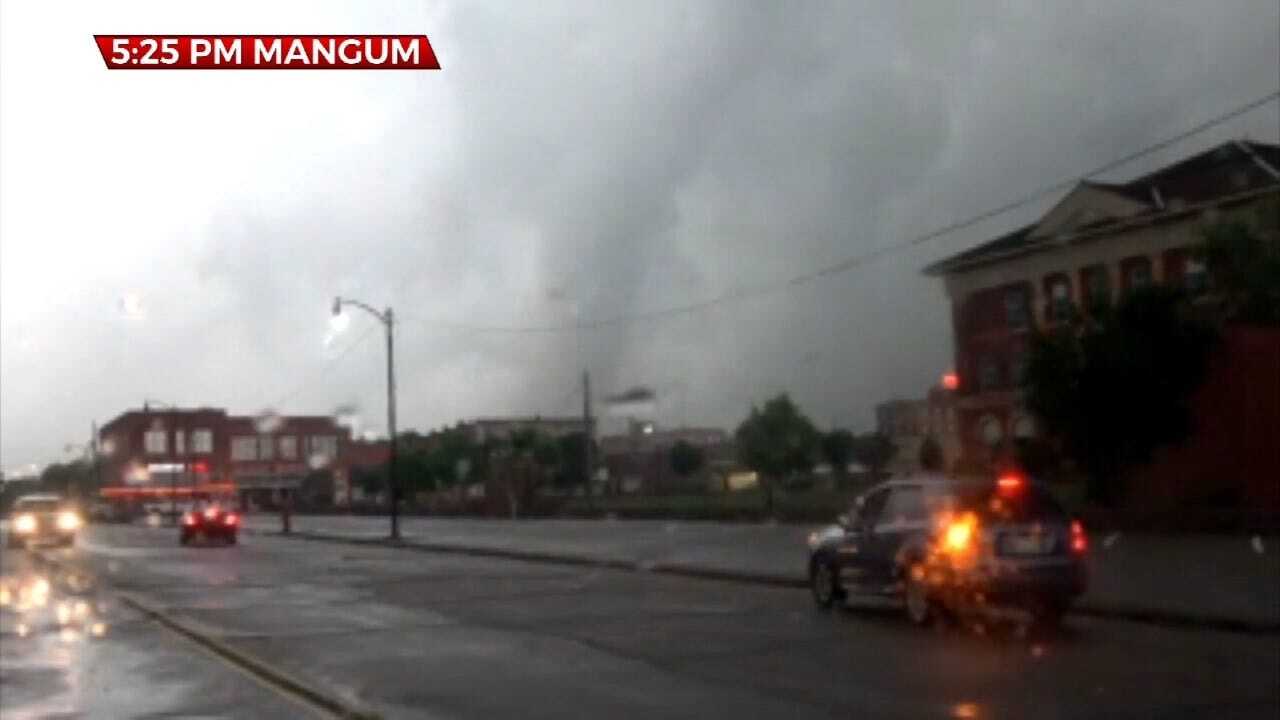 Tornado Narrowly Misses Mangum