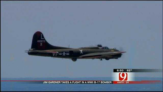 News 9 Chopper Pilot Jim Gardener Takes A Spin In A B-17