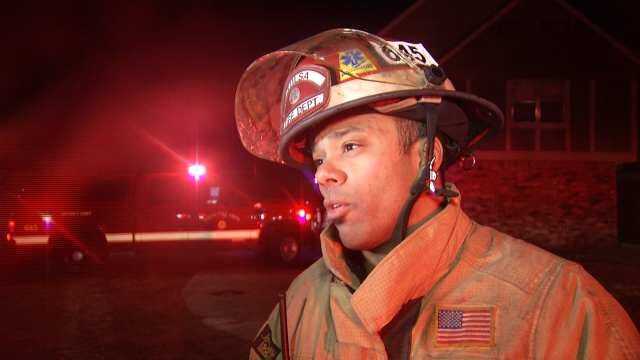 WEB EXTRA: Tulsa Fire Captain Kofi Wallace Talks About Apartment Fire