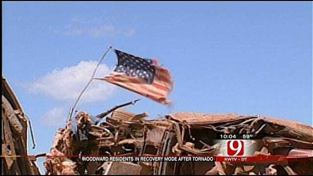 Woodward Residents Begin To Assess, Cleanup Tornado Damage