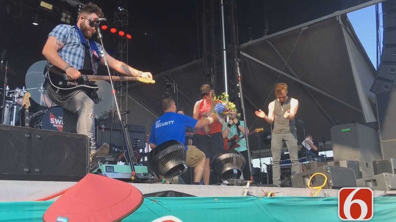 Tony Russell: Swon Brothers Help With Surprise Proposal At G-Fest