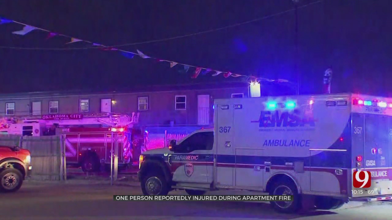 Man Falls Asleep, Wakes Up To Fire Inside NW OKC Apartment