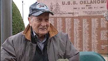 WWII Vet Talks About Experience On USS Oklahoma During Pearl Harbor Attack