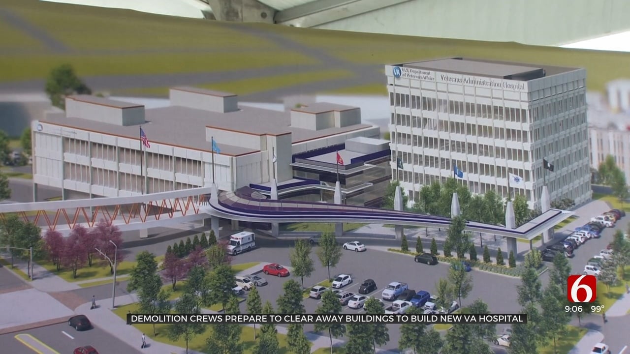 Demolition Project To Make Way For New VA Hospital In Tulsa