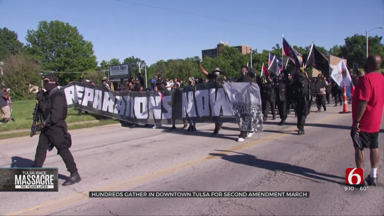 Hundreds Flock To Second Amendment March During Tulsa Race Massacre Centennial Weekend