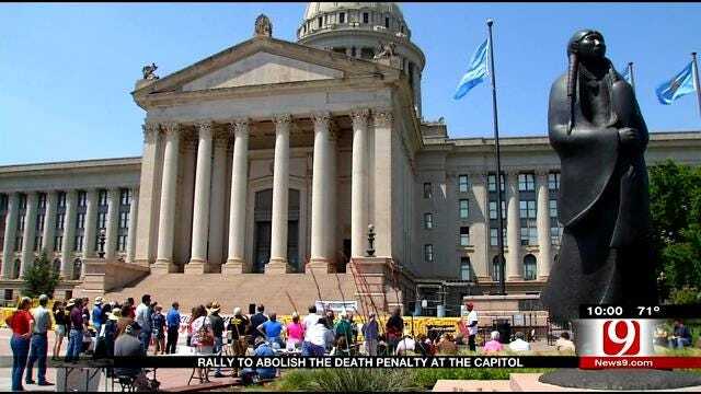 Rally To Abolish The Death Penalty Held At OK Capitol