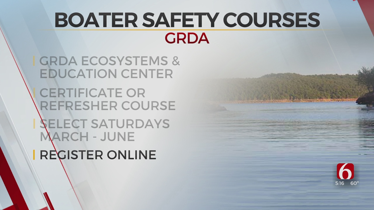 Free Boater Safety Courses Offered By GRDA
