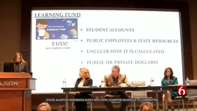 State Auditor Presents Findings From Epic Charter Schools To House Committee 