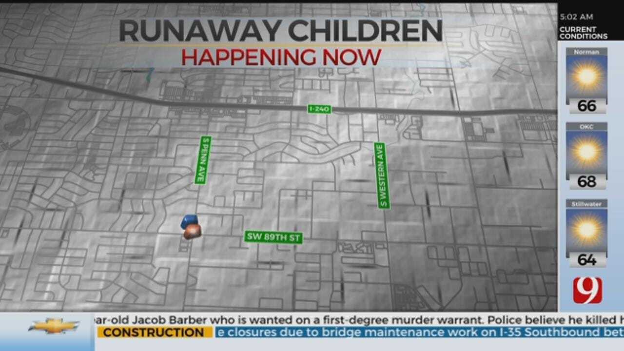 OKC Police Searching For 2 Runaway Children