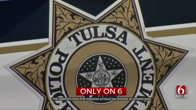 Tulsa Police Arrest Man Accused Of Random Attack On Woman Downtown