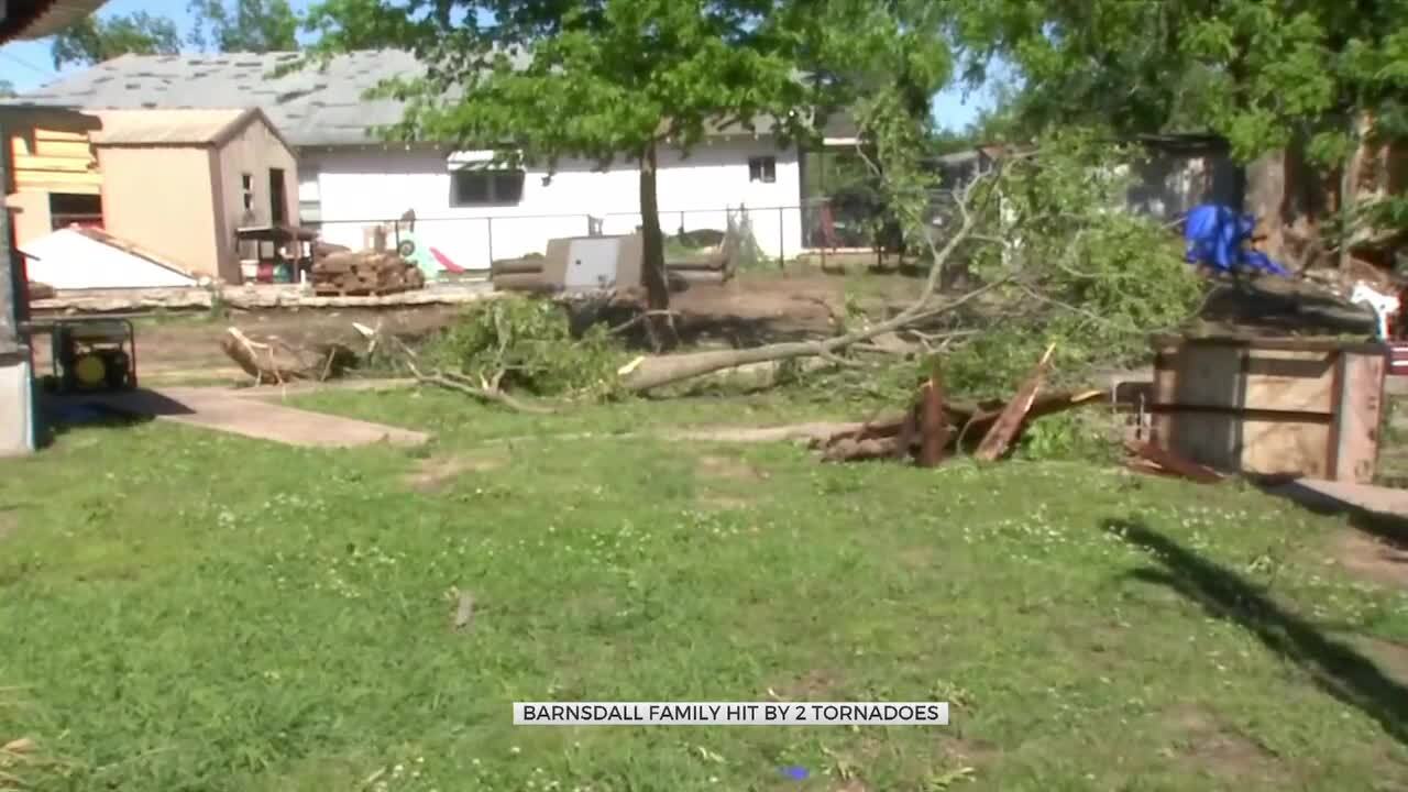 'Barnsdall Will Push Through': Family Hit By 2 Tornadoes
