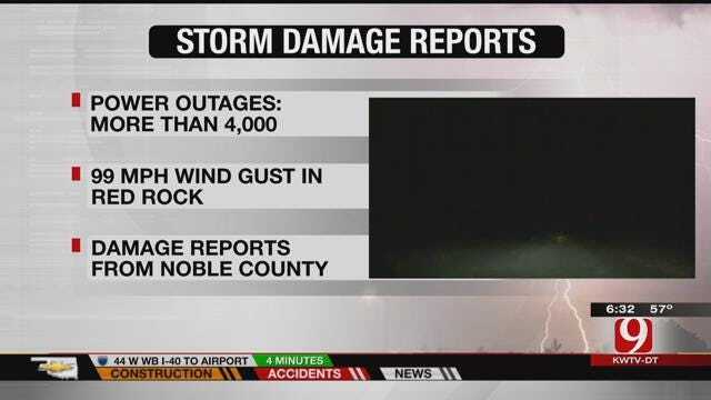 Storms Knock Out Power To Thousands, Cause Damage In Oklahoma