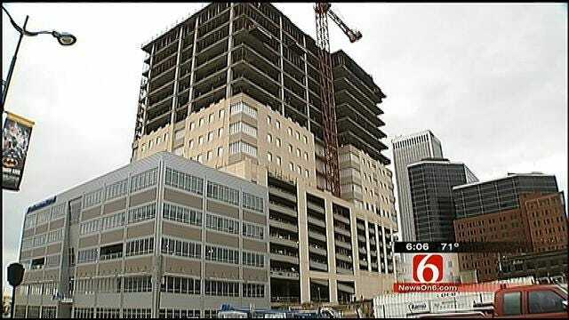 Construction Crews Celebrate Milestone At One Place Tower