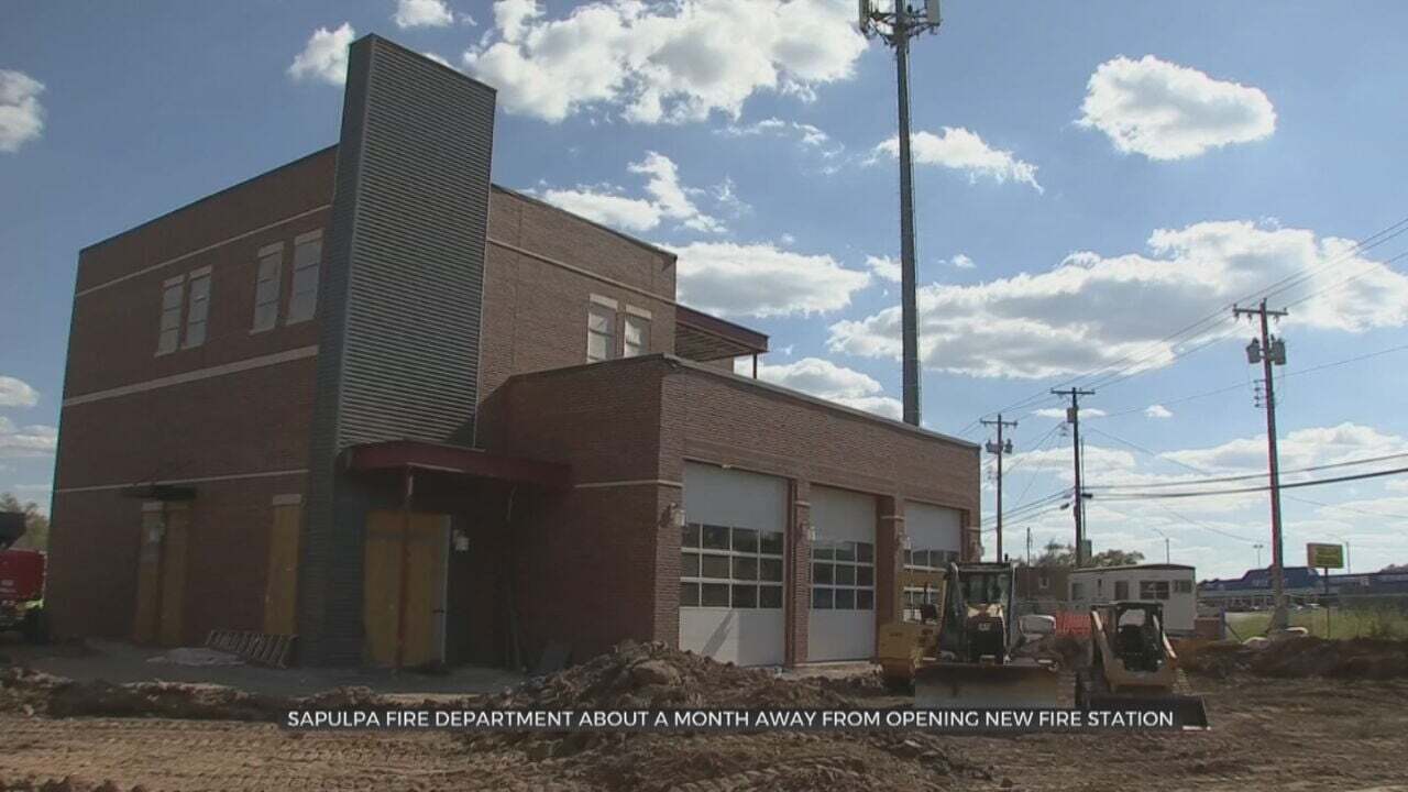New Fire Station In Sapulpa Nearing Completion 