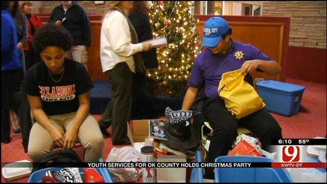 Youth Services For Oklahoma County Holds Christmas Party
