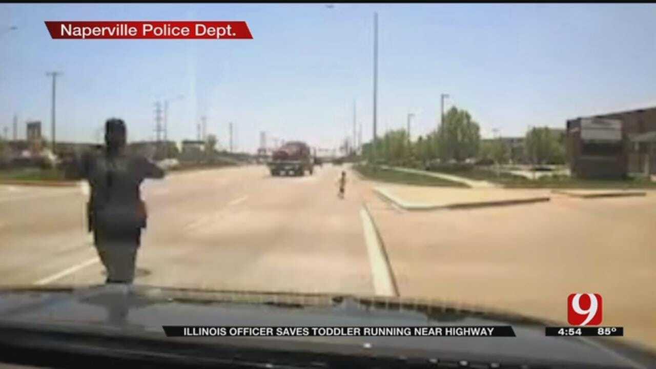 Police Sergeant Hailed Hero For Saving Boy From Busy Roadway