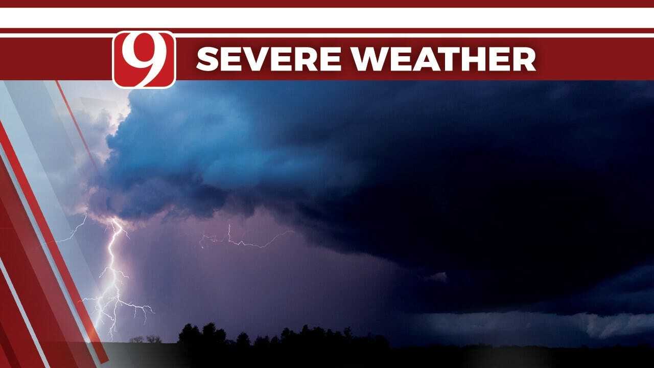 WATCH: 1 P.M. Oklahoma Severe Weather Update