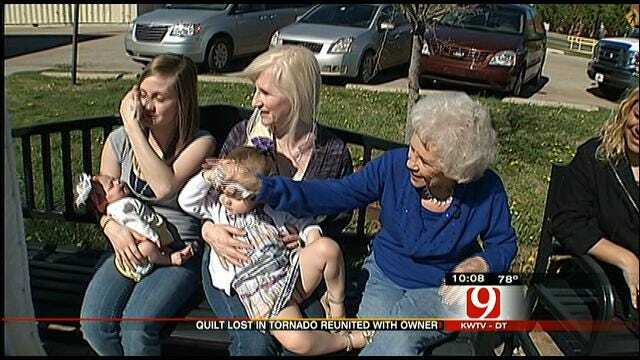 Quilt Lost During Piedmont Tornado Returned Home